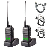 2pcs Radtel RT-493 IP67 Waterproof GMRS Radio Handheld 10W Long Range Two Way Radio for Adults, GMRS Repeater Capable, with GMRS Radio 400-420 Scanning & Receiving, Type-C Charging, Built-in Display