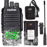 Radtel RT-493 IP67 Waterproof GMRS Radio Handheld 10W Long Range Two Way Radio for Adults, GMRS Repeater Capable, with GMRS Radio 400-420 Scanning & Receiving, Type-C Charging, Built-in Display