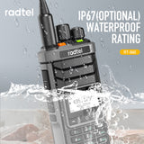 Radtel RT-860 Multi Band HF/UHF/VHFHam Radio 18-1000Mhz AM/USB/LSB/CW/CB/LW/MW/SW Receive 1024 Channels