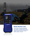 Radtel R260 Walkie Talkie FRS Rechargeable for Adults, Long Range IP67 Waterproof Two Way Radio with NOAA，sos emergency light & Flashlight for Outdoor Adventure Hiking Comping… (2 Pack)