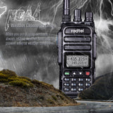 Radtel RT-830 136-174Mhz/400-520Mhz Dual Band Ham Radio, NOAA Weather Channel Long Range Handheld Two Way Radio 128CH Walkie Talkie Air Band Reception