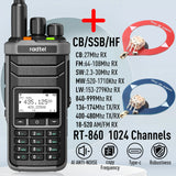 Radtel RT-860 Multi Band Ham Radio HF UHF VHF Dual Band with AM USB LSB CW CB LW MW SW SSB Reception, 1024 Channels, 5W