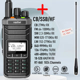 Radtel RT-860 Multi Band Ham Radio HF UHF VHF Dual Band with AM USB LSB CW CB LW MW SW SSB Reception, 1024 Channels, 5W