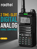 Radtel RT-4D Digital DMR Radio Walkie Talkie Dual Mode Analog Two Way Radio Dual Time Slot Tier 1+2 Ham Radio 1024 Channels