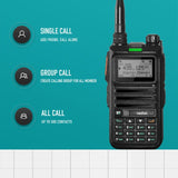 Radtel RT-4D Digital DMR Radio Walkie Talkie Dual Mode Analog Two Way Radio Dual Time Slot Tier 1+2 Ham Radio 1024 Channels