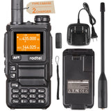 Radtel RT-590 Plus Air Band Walkie Talkie Amateur Ham Two Way Radio Station UHF VHF 200CH Full Band with NOAA Channel AM Satcom