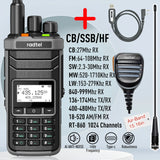 Radtel RT-860 Multi Band Ham Radio HF UHF VHF Dual Band with AM USB LSB CW CB LW MW SW SSB Reception, 1024 Channels, 5W