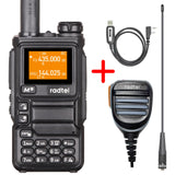 Radtel RT-590 Plus Air Band Walkie Talkie Amateur Ham Two Way Radio Station UHF VHF 200CH Full Band with NOAA Channel AM Satcom