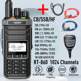 Radtel RT-860 Multi Band Ham Radio HF UHF VHF Dual Band with AM USB LSB CW CB LW MW SW SSB Reception, 1024 Channels, 5W