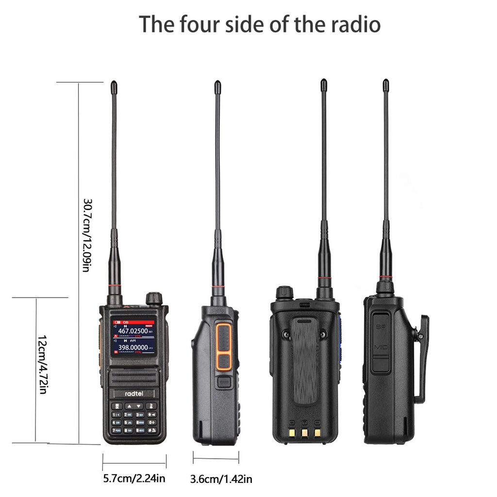 Radtel RT-470X Multi-bands Ham Walkie-Talkies 256CH Air Band Two Way R