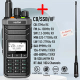 Radtel RT-860 Multi Band Ham Radio HF UHF VHF Dual Band with AM USB LSB CW CB LW MW SW SSB Reception, 1024 Channels, 5W