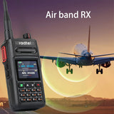 Radtel RT-462 Waterproof NOAA Weather Channel Full Band Ham Amateur 2 Way Radio 199CH Walkie Talkie AM Air Aviation Band Satcom