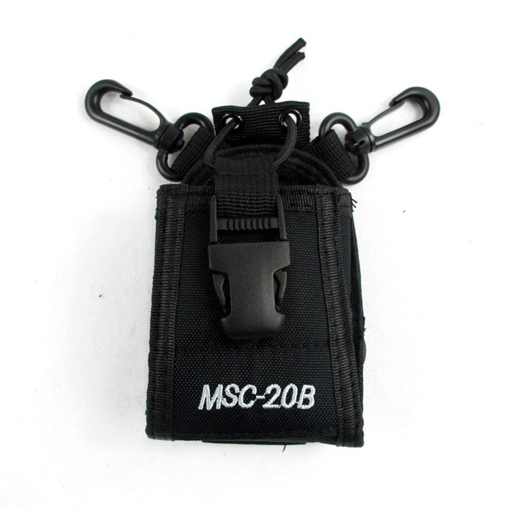 MSC-20M Armband Walkie Talkie Fluorescence Big Nylon Carry Case for  Handheld Radio Pouch Holder Radio - Two-Way Radio
