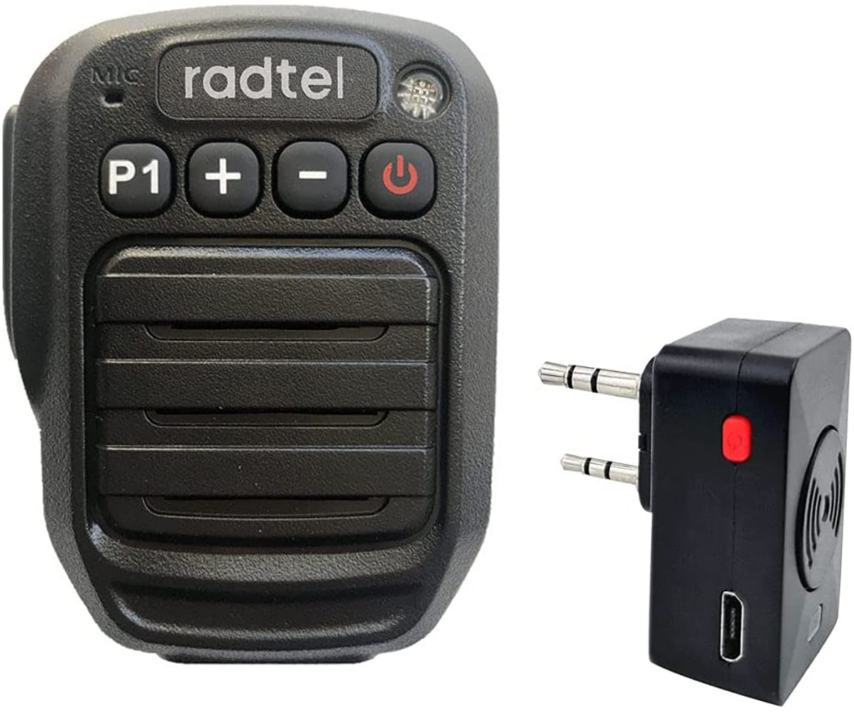 Two Way Radio Wireless Bluetooth Handheld Speaker Mic, Shoulder Microp –  Radtel